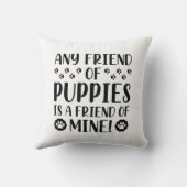 子犬の友人 クッション (裏面)