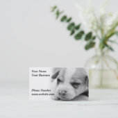 子犬の名刺 名刺 (スタンド正面)