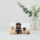 子犬の名刺 名刺 (スタンド正面)