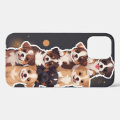 子犬の塔 – かわいい&健康なペットアート Case-Mate iPhoneケース (裏面 (横))