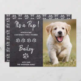 子犬の子犬の新しいペット 案内状