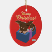 子犬の存在 セラミックオーナメント (右)