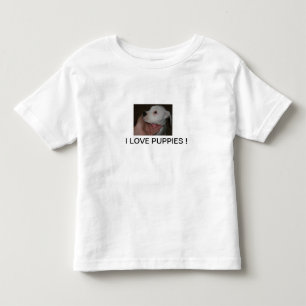 子犬の幼児のTシャツ トドラーTシャツ