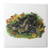 子犬の庭 タイル (正面)