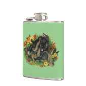 子犬の庭 フラスク (左)