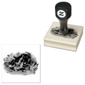 子犬の庭 ラバースタンプ (押印)