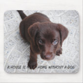 子犬の引用文 マウスパッド (正面)