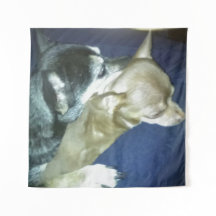 子犬の恋のタペストリー