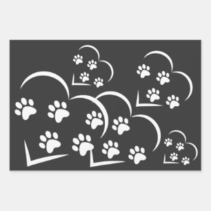 子犬の恋人 ラッピングペーパーシート