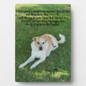 子犬の恋 フォトプラーク (正面)