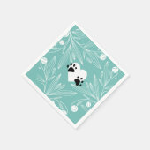 子犬の恋 犬の結婚式 スタンダードカクテルナプキン (角)