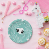 子犬の恋 犬の結婚式 ペーパープレート (パーティー)