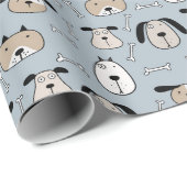 子犬の恋 犬 ラッピングペーパー (ロールコーナー)
