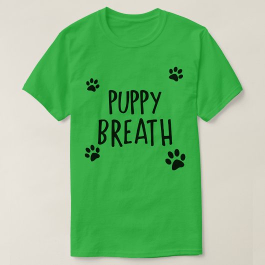 子犬の息 Tシャツ (デザイン正面)