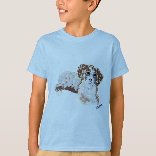 子犬の愛のTシャツ Tシャツ (正面)