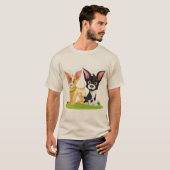子犬の愛は最高の愛 Tシャツ (正面フル)