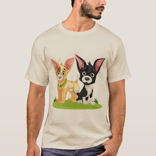 子犬の愛は最高の愛 Tシャツ (正面)