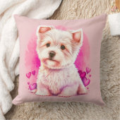 子犬の愛スロー枕 - 乳児室と子供の装飾 クッション (ブランケット)