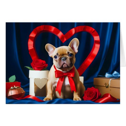 子犬の愛テンダーロマンチックな美しい贈り物 (正面横)