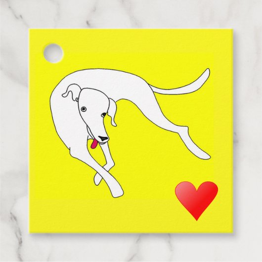 子犬の愛ハッピードッグ フェイバータグ (正面)
