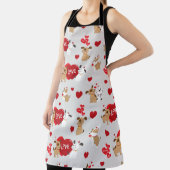 子犬の愛パターン エプロン (インサイチュ)