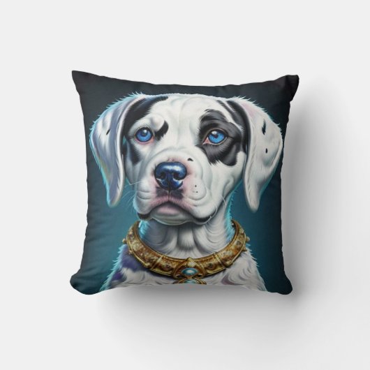 子犬の愛1: クッション (正面)