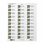 子犬の愛 – かわいいマルティポウドッグの写真 ラベル (フルシート)