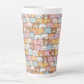 子犬の愛 カフェラテマグ (正面)
