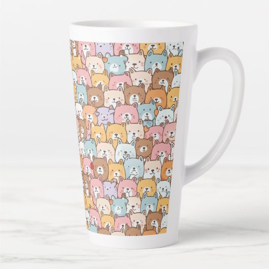 子犬の愛 カフェラテマグ (右)