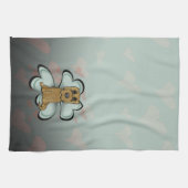 子犬の愛 キッチンタオル (横)