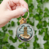 子犬の愛 キーホルダー (手)