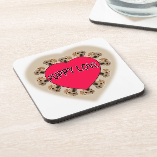 子犬の愛 コースター (左側)