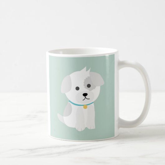 子犬の愛 コーヒーマグカップ (右)