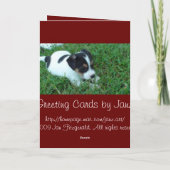 子犬の愛 シーズンカード (裏面)