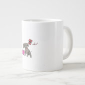 子犬の愛 ジャンボコーヒーマグカップ (正面右)