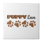 子犬の愛 タイル (正面)