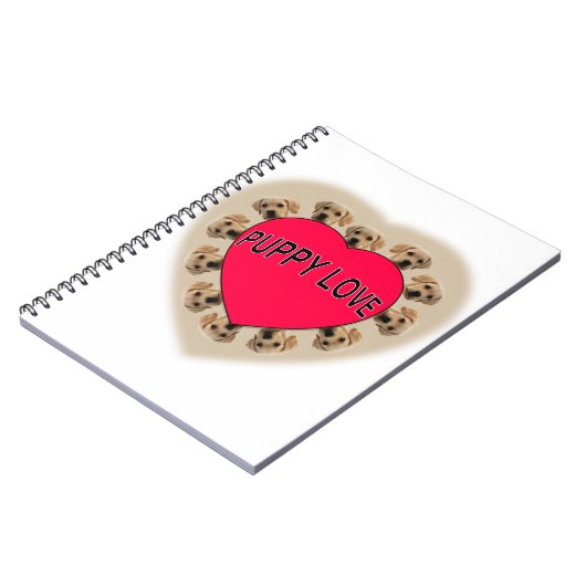 子犬の愛 ノートブック (左側)