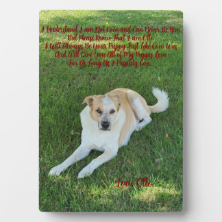 子犬の愛 フォトプラーク