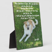 子犬の愛 フォトプラーク (側面)