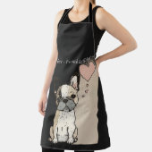 子犬の愛 – ブルドフランスのッグスタイル エプロン (インサイチュ)