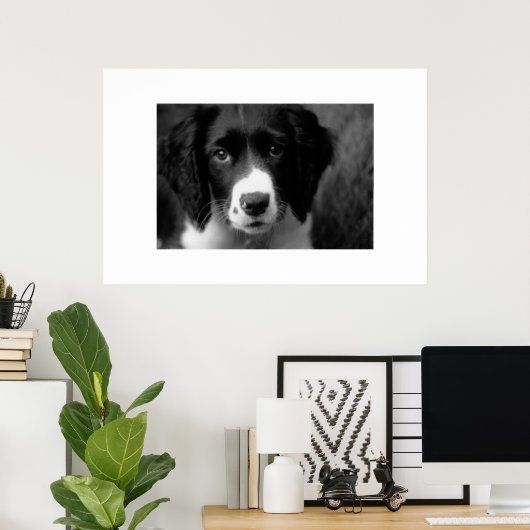 子犬の愛 ポスター (ホームオフィス)