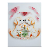 子犬の愛 ポスター (正面)