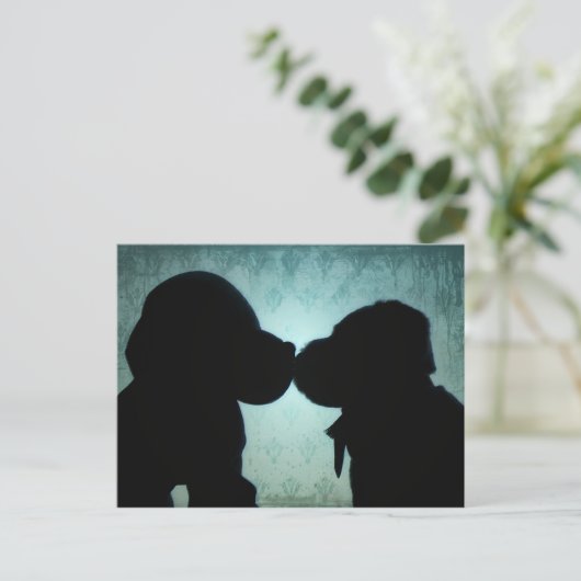 子犬の愛 ポストカード (スタンド正面)