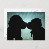 子犬の愛 ポストカード (正面/裏面)