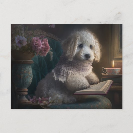 子犬の愛 ポストカード (正面)