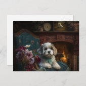 子犬の愛 ポストカード (正面/裏面)