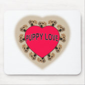 子犬の愛 マウスパッド (正面)