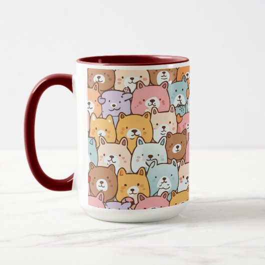 子犬の愛 マグカップ (左)
