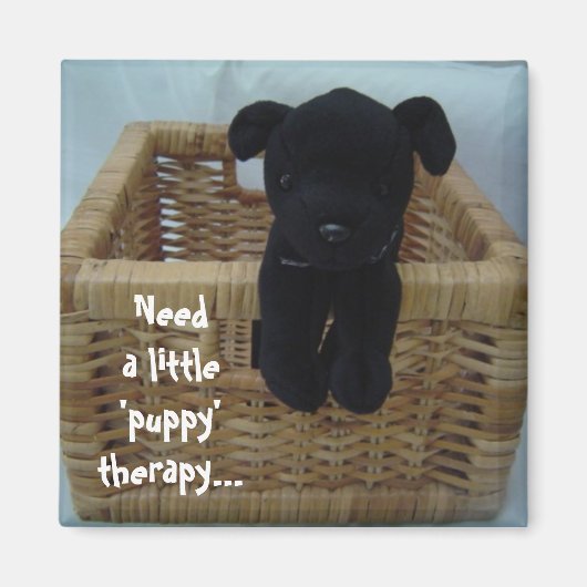 子犬の愛 マグネット (正面)