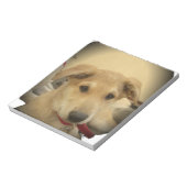 子犬の愛:人間の最高の友人 ノートパッド (回転)